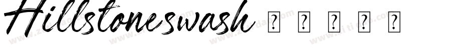 Hillstone swash字体转换